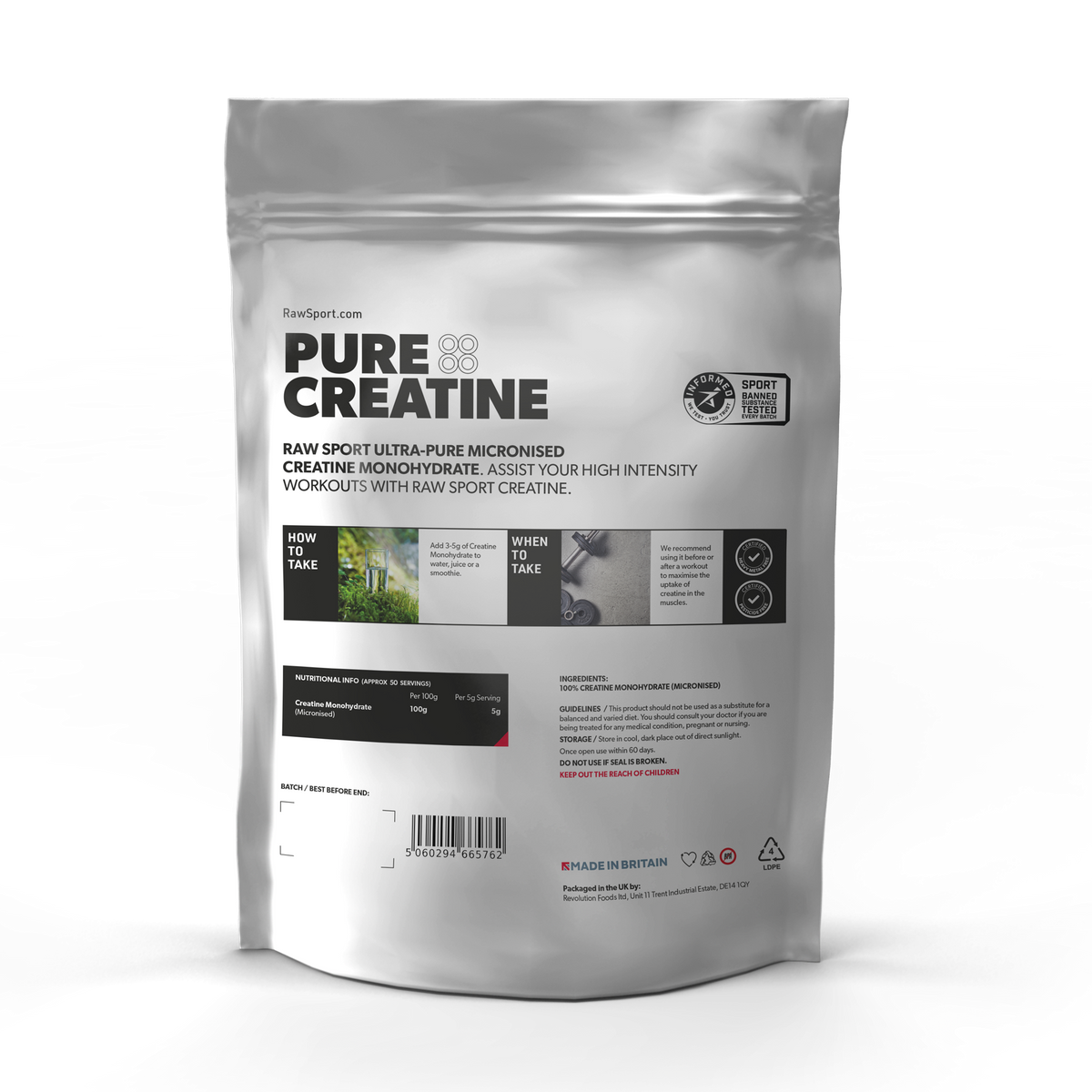 Vegan Creatine Monohydrate