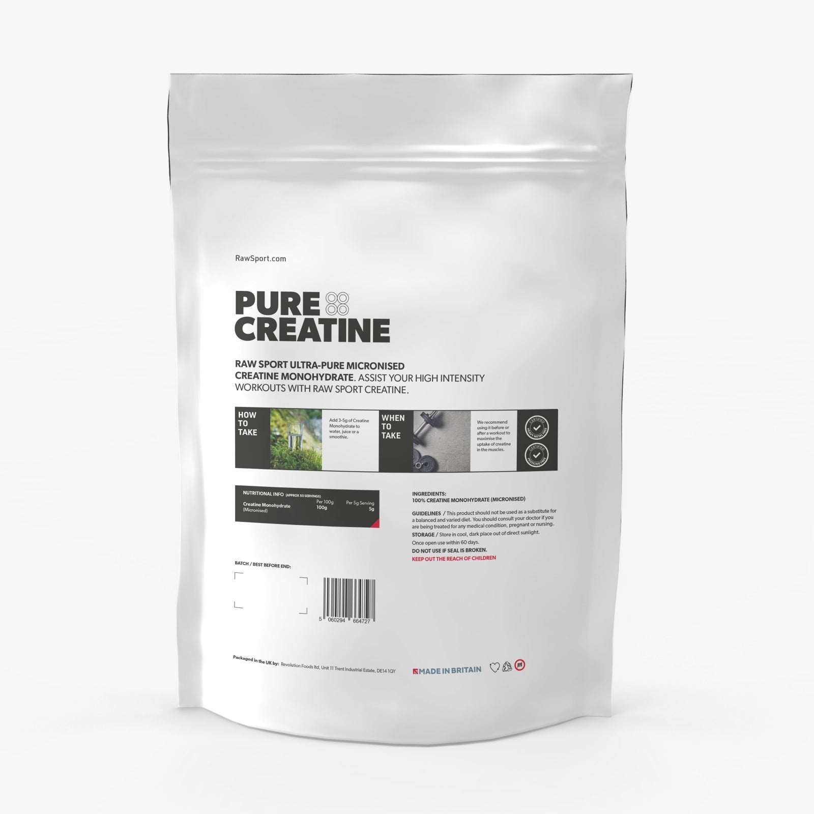 Creatine Monohydrate - Revolution Foods (pioneers in plant nutrition)