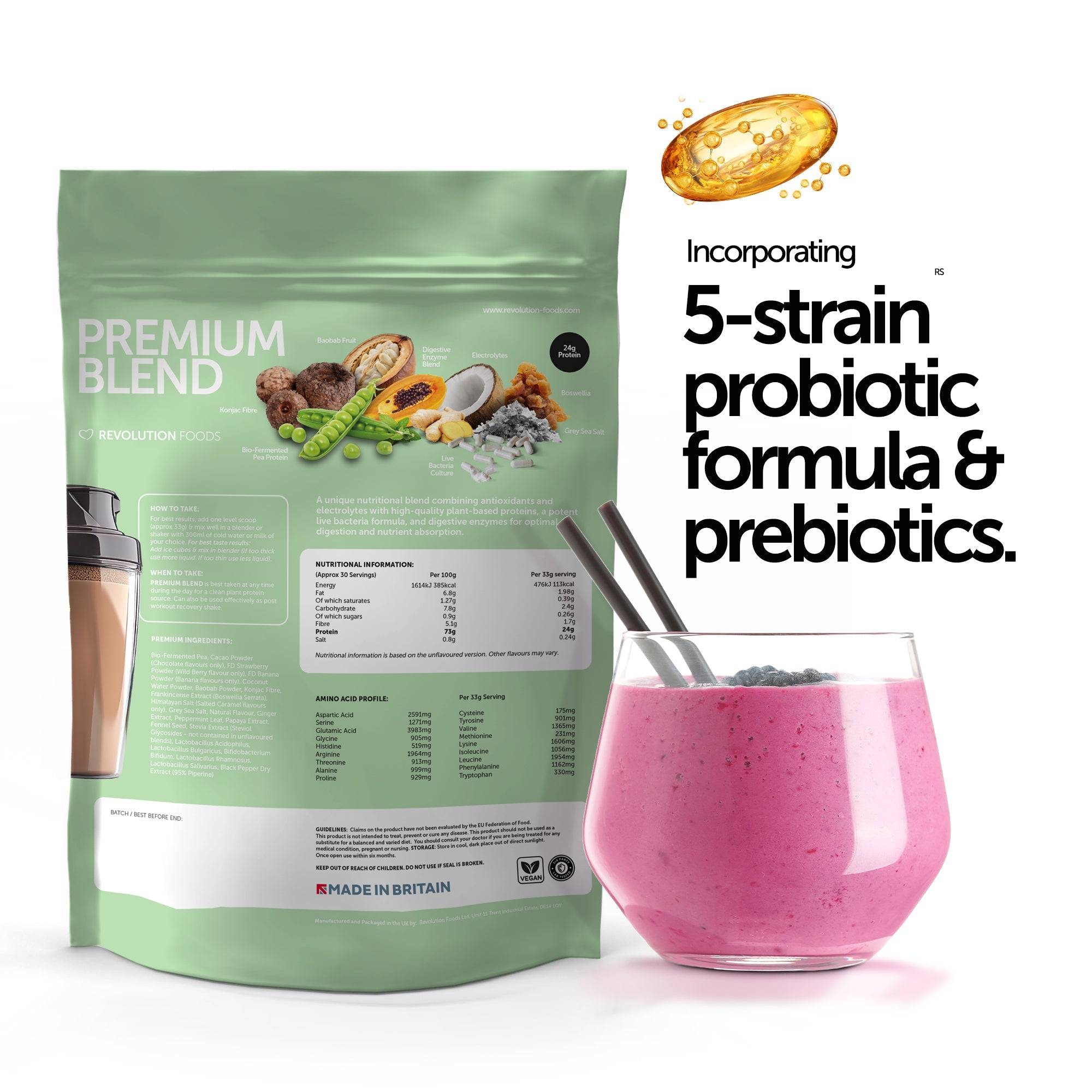 Premium Blend Protein Powder